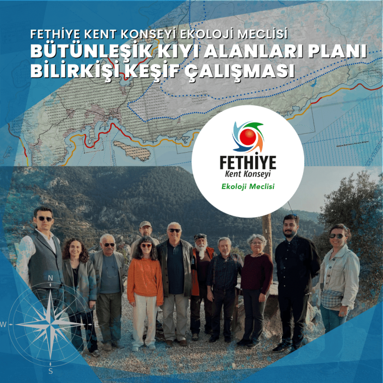 26.03.2023 tarihinde yeniden revize edilerek onaylanan Aydın-Muğla İlleri 1/50.000 Ölçekli Bütünleşik Kıyı Alanları Planına İlişkin, Muğla Mimarlar Odası tarafından açılan 19.06.2023 tarihli itiraz davası için Fethiye -Göcek bölgesinde Bilirkişi Keşfi yapıldı. Fethiye Kent Konseyi Ekoloji Meclisi olarak, söz konusu davanın itiraz metnine; bölgemizdeki ekolojik hassasiyetleri, koruma dereceleri ve sit statü değişikliklerini içeren itiraz metni ile katkıda bulunmuştuk. Dava sürecinde 29 Şubat Perşembe günü gerçekleşen bilirkişi keşfine eşlik ettik. Göcek, Yanıklar, Karaot, Çiftlik, Çalış Kuş Cenneti, Fethiye Körfezi, Ölüdeniz, Kelebekler Vadisi ve Faralya mevkiinde gerçekleştirilen yerinde incelemeler sırasında, doğal yaşam alanları, endemik türler ve yaban hayatı için korunması gerekli öncelikli bölgeler hakkında detaylı bilgiler verdik. Yeniden yürürlüğe giren BKAP’ın uygulanması halinde gerek deniz, gerek kıyı ve gerekse karasal alanlarda önerilen yapılaşma projeleri ile bölgenin nasıl olumsuz etkileneceği ve hali hazırda devam eden yapılaşmaların ekosistem üzerindeki olumsuz etkileri hakkında, mevcut akademik çalışmaları dayanak göstererek açıklamalarda bulunduk.