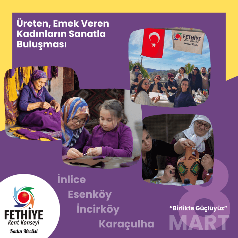 Kent Konseyi Kadın Meclisimiz, 8 Mart Dünya Emekçi Kadınlar Günü etkinlikleri kapsamında üreten, emek veren kadınları sanatla buluşturdu.
