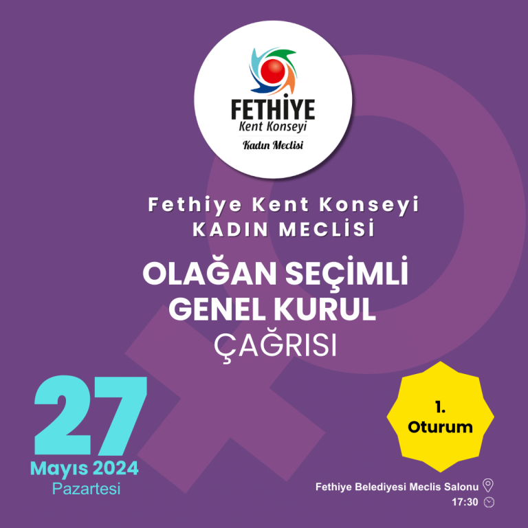 Kadın Meclisi Olağan Seçimli Genel Kurul Çağrısı