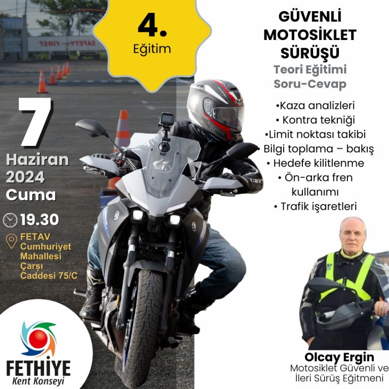 Güvenli Motosiklet Sürüşü Teori Eğitimi